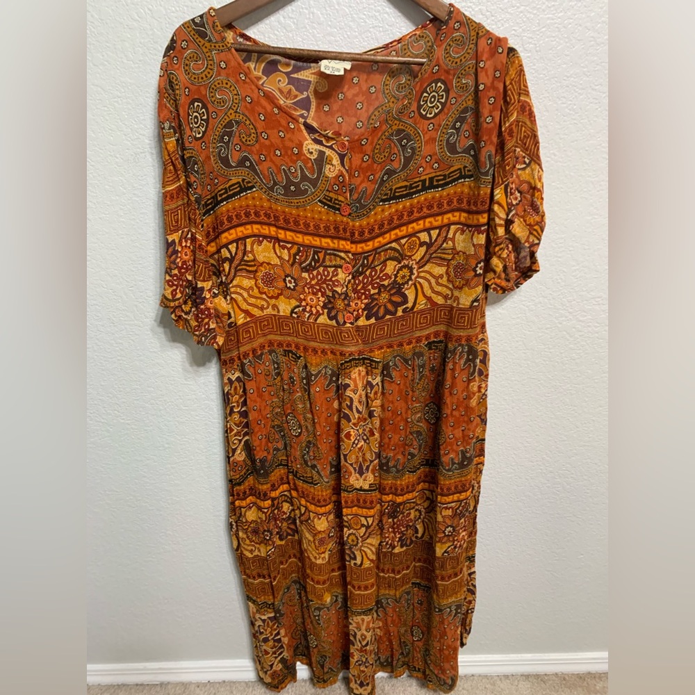 SND dress, orange, size 3X,